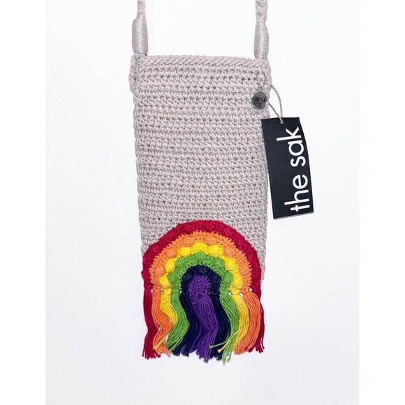 The Sak Rainbow Mini Crocheted Bag - Picture 1 of 6